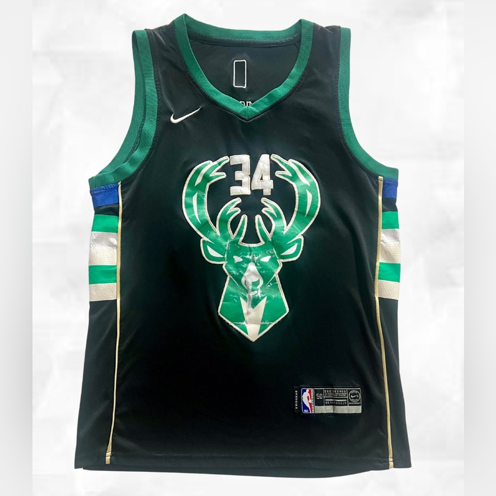 Nike Antetokounmpo Milwaukee Bucks Jersey